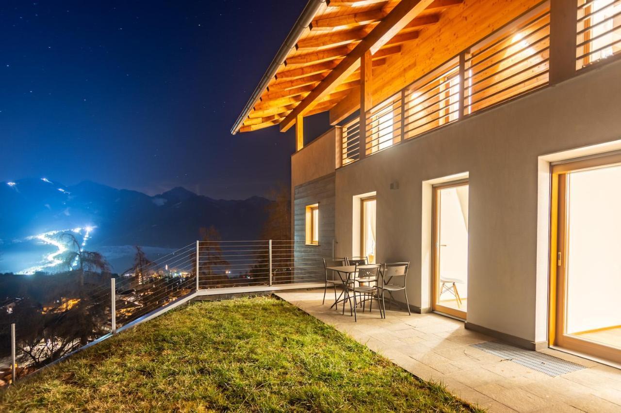 Ferienwohnung Chalet Schwarzhorn Varena Exterior foto